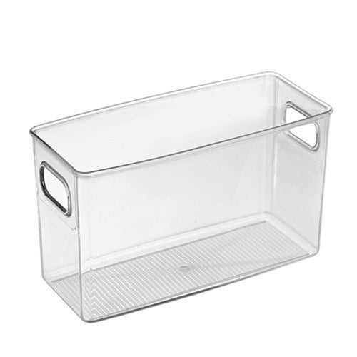 Clear tall container organiser